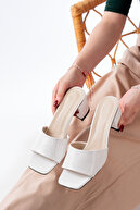 WHITE PATENT LEATHER