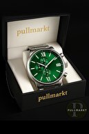 Green dial inside silver