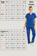 اسکراب کت و شلوار جراحی یکنواخت بالا و پایین پرستار رز خشک لاکرا لباس یکنواخت جراحی-thumb