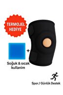 زانوبند با پشتیبان کشکک پزشکی زانوبند ورزشکار برای درد منیسک رباط صلیبی-thumb