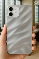 Apple Iphone 11 Case Bright Bright Wave طرح نقره ای با جذب پوشش سیلیکون-thumb