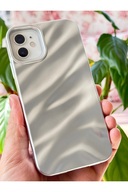 Apple Iphone 11 Case Bright Bright Wave طرح نقره ای با جذب پوشش سیلیکون-thumb