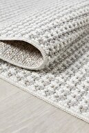 فرش سفید خاکستری بافت نرم فرش فرش اتاق نشیمن آشپزخانه راهرو کف فرش ماشینی بافت فرش 0014-thumb