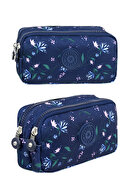 Navy Blue Flower