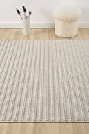 فرش بافته شده قهوه ای بژ نمک کیلیم نمک-thumb