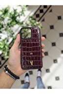Burgundy Croco