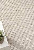 فرش بافته شده قهوه ای بژ نمک کیلیم نمک-thumb