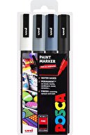 Set of 4 Shades of Grey