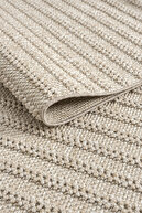 فرش بافته شده قهوه ای بژ نمک کیلیم نمک-thumb