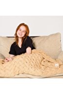 Serenita موهای بافتنی بافندگی تلویزیون پتو پرتاب صندلی-thumb