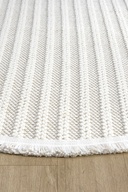 فرش دایره ای نرم دایره ای سفید فرش فرش اتاق نشیمن آشپزخانه راهرو کف فرش ماشینی بافته شده فرش 004 FLAT-thumb