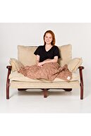 Serenita موهای بافتنی بافندگی تلویزیون پتو پرتاب صندلی-thumb