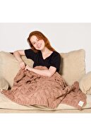 Serenita موهای بافتنی بافندگی تلویزیون پتو پرتاب صندلی-thumb