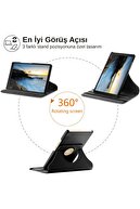 Fibaks Galaxy Tab A7 Sm T500 T505 T507 Uyumlu Dönebilen Tablet Kılıfı + Ekran Koruyucu + Kalem 10.4 Inç