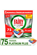 کپسول/قرص شوینده ماشین ظرفشویی پلاتینیوم پلاس 75 شستشوی معطر لیمو-thumb