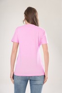 تی شرت زنانه یقه V یقه صورتی 100% پنبه با کیفیت فوق العاده تی شرت پنبه ای شانه دار پنبه ای ارگانیک پایه-thumb