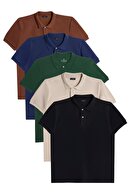 Brown-Navy-Dark Green-Stone-Black