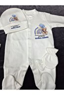 Ecru baby blue
