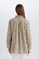 پیراهن آستین بلند و آستین بلند گل مناسب تونیک Tunic E1796AX25SP-thumb