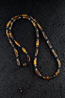 گردنبند Bohem Bohem Tiger Eye ، Agate و Hematitis