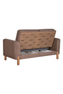 مبل Bohera Bohemian دو مبل دو صندلی قهوه ای-thumb