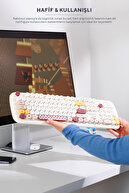 کیبورد + موس بی‌سیم Q با کلیدهای رنگی KM-6284 WHISKER-thumb