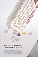 کیبورد + موس بی‌سیم Q با کلیدهای رنگی KM-6284 WHISKER-thumb