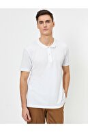 Koton Erkek Lacivert Polo Yaka T-Shirt 0YAM12133LK