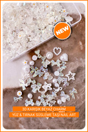 زینت ناخن 3D جذابیت ، جذابیت دکوراسیون هنر ناخن ناخن پروتز-thumb