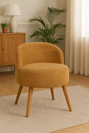 LIGHT BROWN PLUSH/WALNUT FOOT
