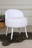 WHITE PLUSH/WHITE FEET