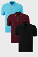 Black-Cherry-Aqua Blue