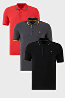 Black-Red-Anthracite