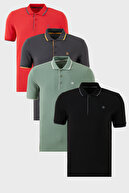 Black-Red-Anthracite-Apple Green-White
