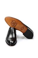 کفش مردانه کلاسیک با کیفیت زیره چرم مشکی چرم اصل TG098931314814-thumb