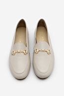 زنجیر چرم اصل زنانه کفش راحتی تانله بژ-thumb