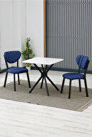 NavyBlue-White 70x70