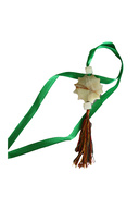 Brown-Green Tassel
