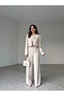 DAYSİ 3 Piece Suit 2027 - کرم-thumb
