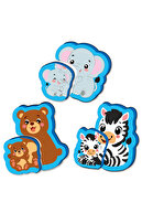 6-16 ماه پازل آهنربای Pofidik - حیوانات جنگلی-thumb