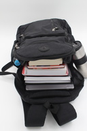 کیف مدرسه کوله پشتی مسافرتی مشکی چند چشمی پارچه ای ضد آب Unisex Impertex-thumb