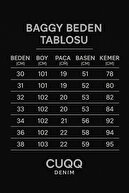 شلوار جین گشاد با اسید واش مردانه وآبی روشن-thumb