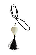 White-Black Tassel