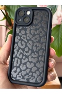 قاب محافظ سیلیکونی دوربین نرم پلنگی مشکی قاب محافظ آیفون 13 اپل-thumb