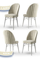 Cream Chair Legs White