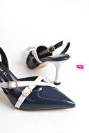 Navy Blue, White