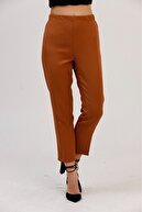 شلوار 3001 تن هویجی لنگه فاق بلند زنانه بافته شده-thumb