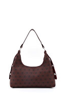 Monogram Printed Claret Red