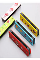 2PCS هارمونیکا چوبی هارمونیکای چوبی تمرین تنفسی ساز موسیقی اسباب بازی کودکان اسباب بازی آموزشی-thumb