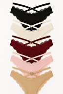 ECRU-BLACK-BURGUNDY-PENBE-STONE COLOR